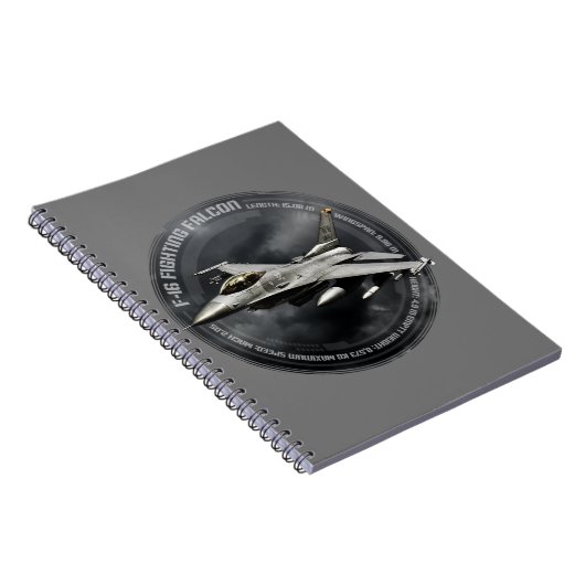 F-16 Strijd tegen valk Notitieboek (Rechterzijde)