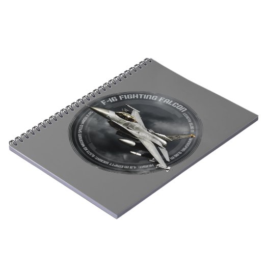 F-16 Strijd tegen valk Notitieboek (Linkerzijde)