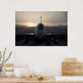 F-16 Strijd tegen valk Poster (Keuken)