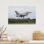 F-16 Strijd tegen valk Poster (Keuken)