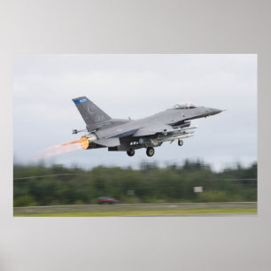 F-16 Strijd tegen valk Poster