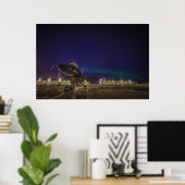 F-16 Strijd tegen valk Poster (Thuiskantoor)