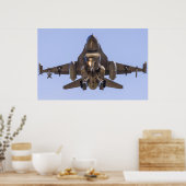 F-16 Strijd tegen valk Poster (Keuken)