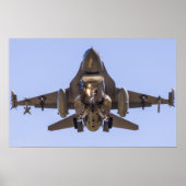 F-16 Strijd tegen valk Poster (Voorkant)