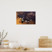 F-16 Strijd tegen valk Poster (Keuken)