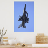F-16 Strijd tegen valk Poster (Keuken)