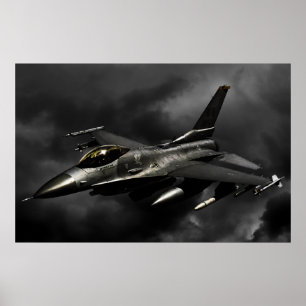 F-16 Strijd tegen valk Poster