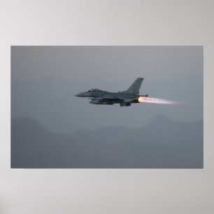F-16 Strijd tegen valk Poster