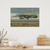 F-16 Strijd tegen valk Poster (Keuken)