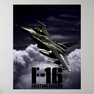 F-16 Strijd tegen valk Poster