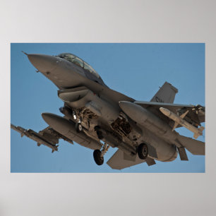 F-16 Strijd tegen valk Poster