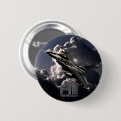 F-16 Strijd tegen valk Ronde Button 5,7 Cm (Voorkant /achterkant)