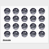 F-16 Strijd tegen valk Ronde Sticker (Vel)