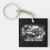 F-16 Strijd tegen valk Sleutelhanger (Voorkant)
