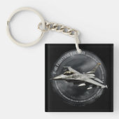 F-16 Strijd tegen valk Sleutelhanger (Voorkant)