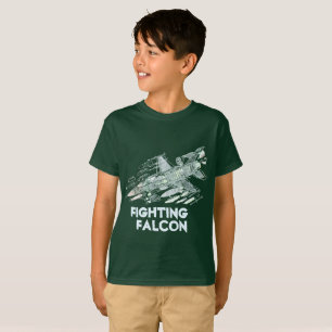 F-16 Strijd tegen valk T-shirt