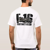 F-16 Strijd tegen valk T-shirt (Achterkant)