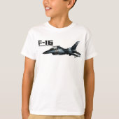 F-16 Strijd tegen valk T-shirt (Voorkant)