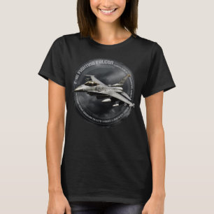 F-16 Strijd tegen valk T-shirt