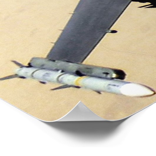 F-16 Strijd tegen valkbetonVliegtuig Poster (Hoek)