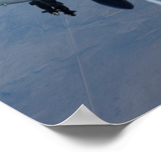 F-16 Strijd tegen valkbetonVliegtuig Poster (Hoek)