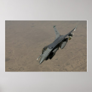 F-16 Strijd tegen valkbetonVliegtuig Poster