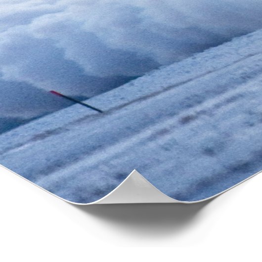 F-16 Strijd tegen valkbetonVliegtuig Poster (Hoek)