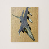 F-16 Strijd tegen valkblok 40 vliegtuig Legpuzzel (Verticaal)