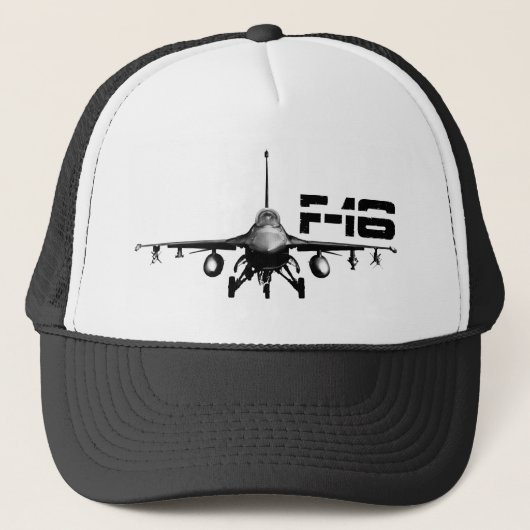 F-16 Strijd tegen valkendrager Trucker Pet (Voorkant)