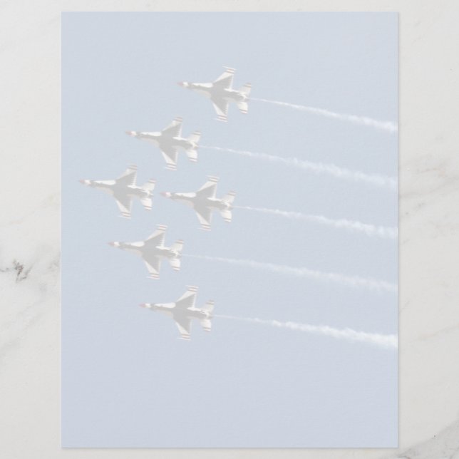 F-16 Thunderbird Delta Formation (Voorkant)
