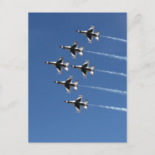 F-16 Thunderbird Delta Formation Briefkaart