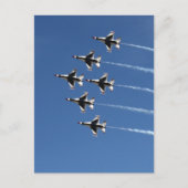 F-16 Thunderbird Delta Formation Briefkaart (Voorkant)