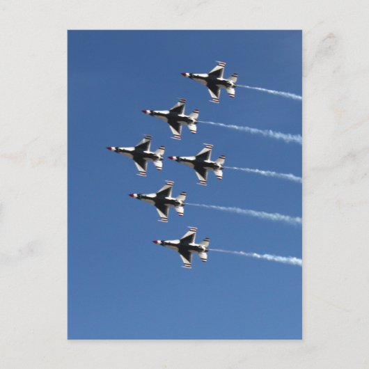 F-16 Thunderbird Delta Formation Briefkaart (Voorkant)