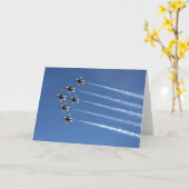 F-16 Thunderbird Delta Formation Kaart (Gele Bloem)