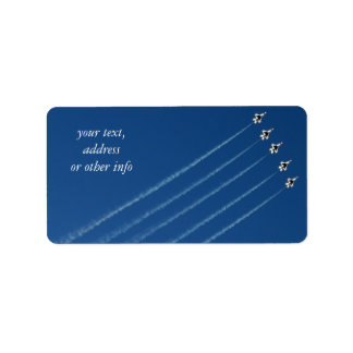 F-16 Thunderbird Five Formation Etiket