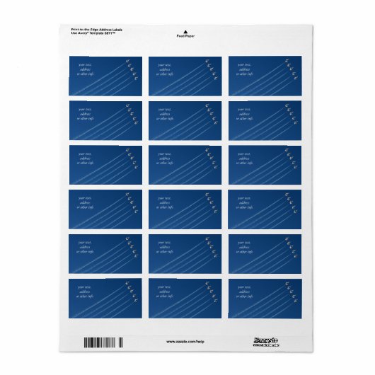F-16 Thunderbird Five Formation Etiket (Full Sheet)