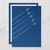 F-16 Thunderbird Five Formation Kaart (Voorkant / Achterkant)