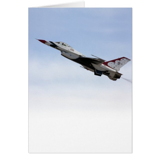 F-16 Thunderbird in flight (Voorkant)