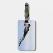 F-16 Thunderbird in flight Bagagelabel (Achterkant verticaal)