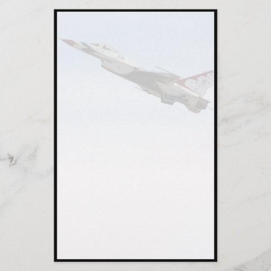 F-16 Thunderbird in flight Briefpapier (Voorkant)
