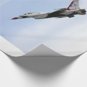 F-16 Thunderbird in flight Cadeaupapier (Hoek)