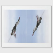 F-16 Thunderbird in flight Cadeaupapier (Vlak)