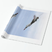 F-16 Thunderbird in flight Cadeaupapier (Uitgerold)
