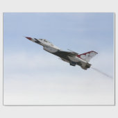 F-16 Thunderbird in flight Cadeaupapier (Vlak)