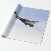 F-16 Thunderbird in flight Cadeaupapier (Uitgerold)