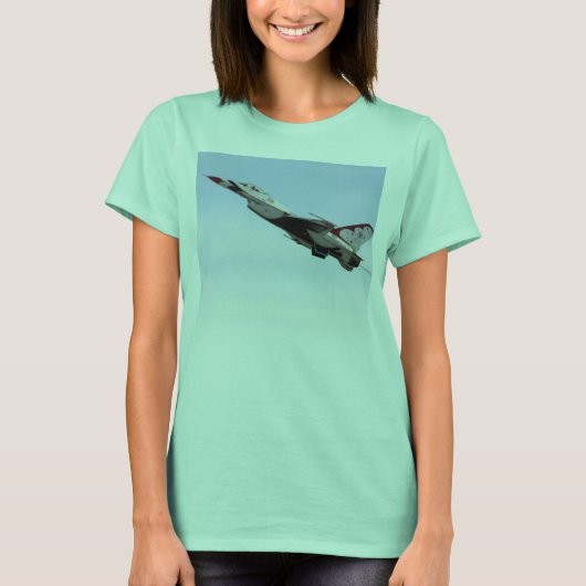 F-16 Thunderbird in flight T-shirt (Voorkant)