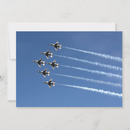 F-16 Thunderbirds Deltaformatie Kaart