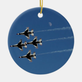 F-16 Thunderbirds Diamantformatie Keramisch Ornament