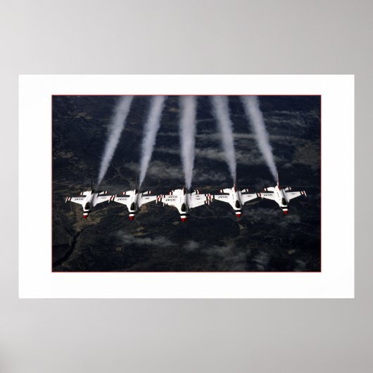 F-16 Thundervogels Poster (Voorkant)