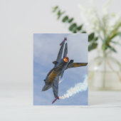 F-16 tijger draait en verbrandt acrylafdrukken briefkaart (Staand voorkant)